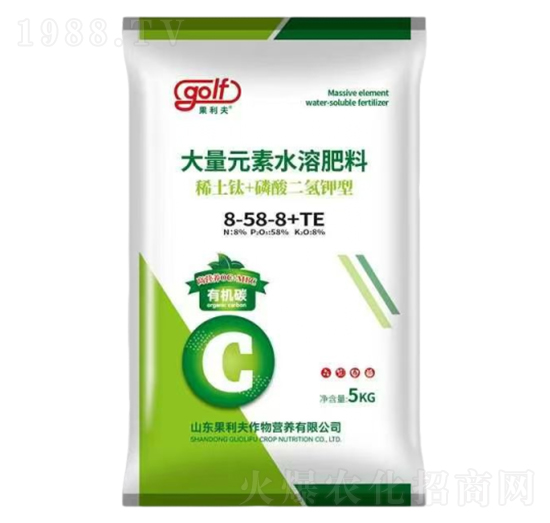 大量元素水溶肥料8-58-8+TE-果利夫