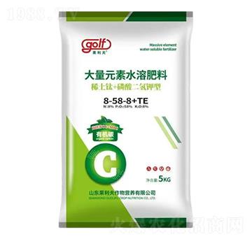 大量元素水溶肥料8-58-8+TE-果利夫